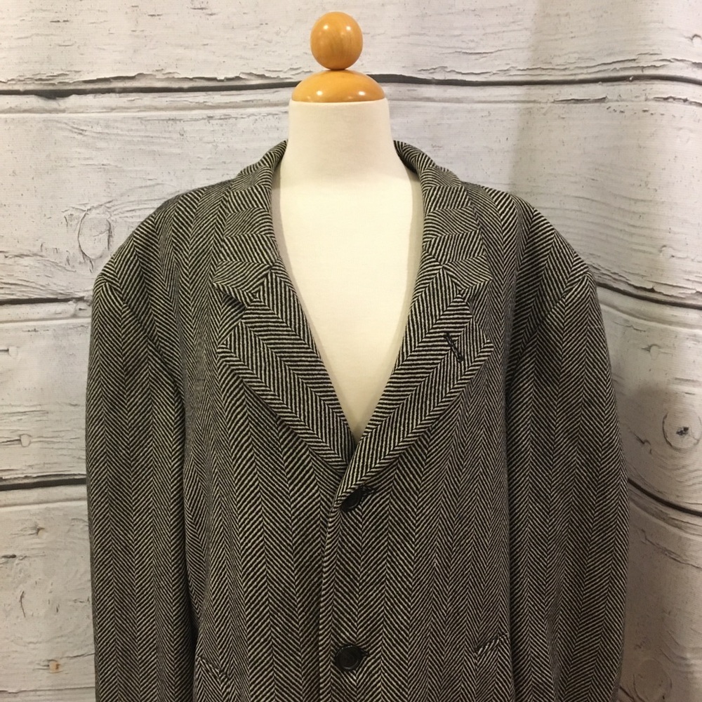 Vintage Raspinni Long Trench Coat - Picture 2 of 4